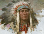 "Leader of the Tribe" Z. S. Liang Smallwork Canvas Edition